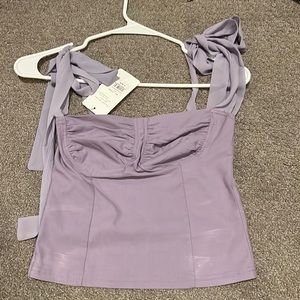 American Threds top in lavender!